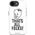 Looney Tunes Porky Thats All Folks Grid iPhone 16e Impact Case