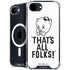 Looney Tunes Porky Thats All Folks Grid iPhone 16e MagSafe Case