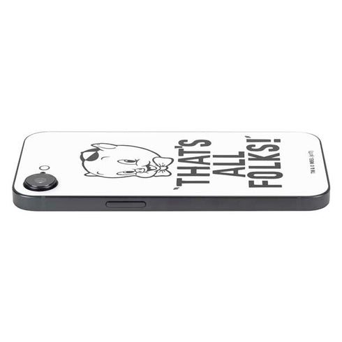 Looney Tunes Porky Thats All Folks Grid iPhone 16e Skin