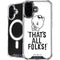Looney Tunes Porky Thats All Folks Grid iPhone 17 MagSafe Case
