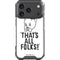 Looney Tunes Porky Thats All Folks Grid iPhone 18 Pro Clear Case