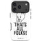 Looney Tunes Porky Thats All Folks Grid iPhone 18 Pro Impact Case