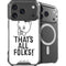 Looney Tunes Porky Thats All Folks Grid iPhone 18 Pro MagSafe Case