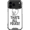 Looney Tunes Porky Thats All Folks Grid iPhone 18 Pro Max Clear Case
