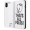 Looney Tunes Porky Thats All Folks Grid iPhone 8 Folio Case