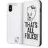 Looney Tunes Porky Thats All Folks Grid iPhone 8 Folio Case