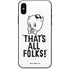 Looney Tunes Porky Thats All Folks Grid iPhone XS Skin