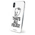 Looney Tunes Porky Thats All Folks Grid iPhone XS Skin