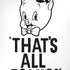 Looney Tunes Porky Thats All Folks Grid iPhone XS Skin