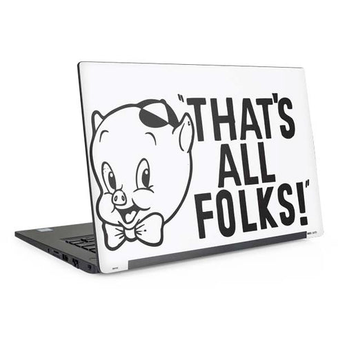 Looney Tunes Porky Thats All Folks Grid Dell Latitude Skin