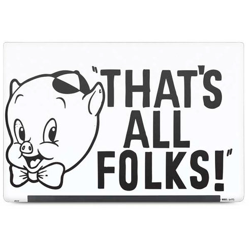Looney Tunes Porky Thats All Folks Grid Dell Latitude Skin