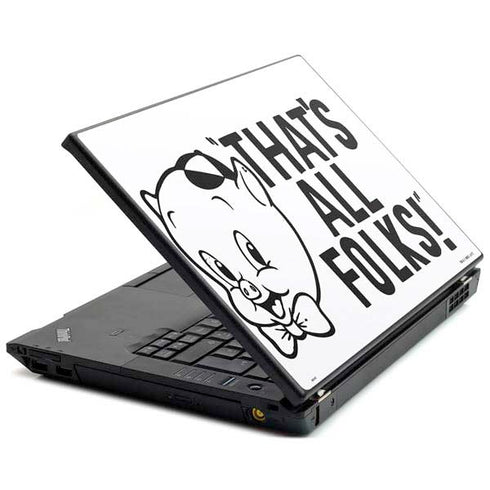 Looney Tunes Porky Thats All Folks Grid Lenovo T420 Skin