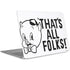 Looney Tunes Porky Thats All Folks Grid Apple MacBook Air Skin