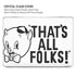 Looney Tunes Porky Thats All Folks Grid MacBook Pro 14in (2021-24) Case plus Skin