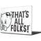 Looney Tunes Porky Thats All Folks Grid Apple MacBook Pro 14-inch Skin