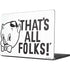 Looney Tunes Porky Thats All Folks Grid Apple MacBook Pro 14-inch Skin