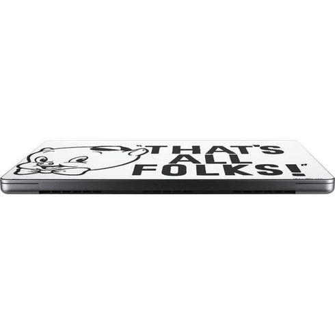 Looney Tunes Porky Thats All Folks Grid Apple MacBook Pro 14-inch Skin