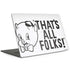 Looney Tunes Porky Thats All Folks Grid MacBook Skins