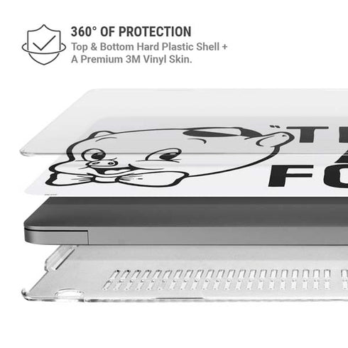 Looney Tunes Porky Thats All Folks Grid MacBook Cases