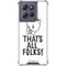Looney Tunes Porky Thats All Folks Grid Moto G 5G (2025) Clear Case