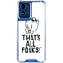 Looney Tunes Porky Thats All Folks Grid Moto G Play 4G (2024) Clear Case