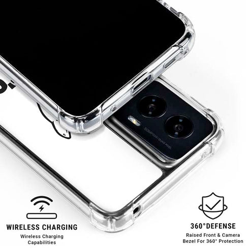 Looney Tunes Porky Thats All Folks Grid Moto G Power 5G (2024) Clear Case