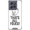 Looney Tunes Porky Thats All Folks Grid Moto G Power 5G (2025) Clear Case