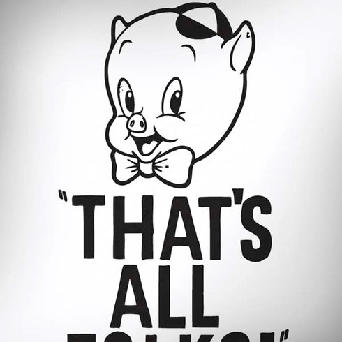 Looney Tunes Porky Thats All Folks Grid Moto G6 Skin