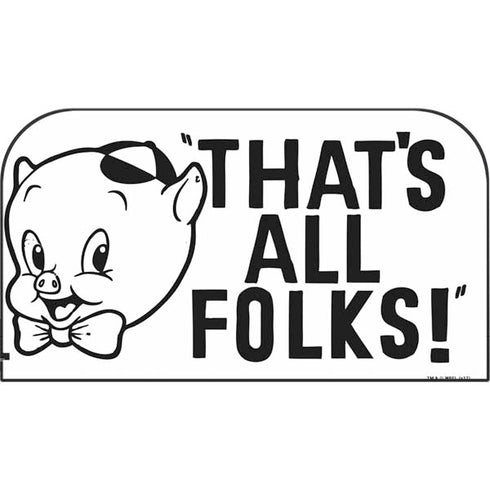 Looney Tunes Porky Thats All Folks Grid Nintendo Switch 2 (2025) with Joy-Con Skin