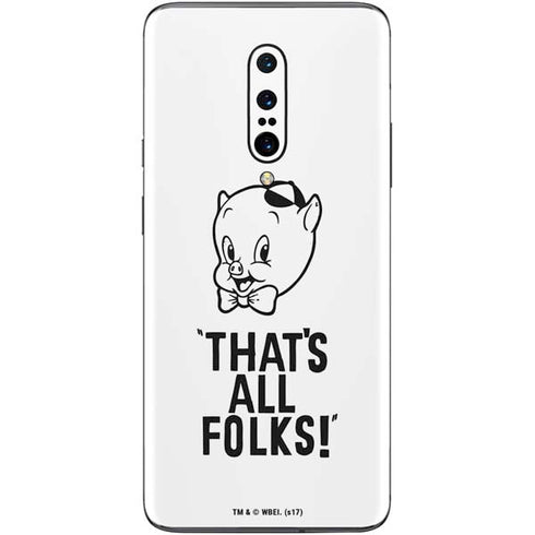Looney Tunes Porky Thats All Folks Grid OnePlus 7 Pro Skin