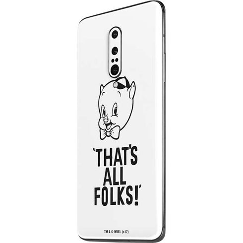 Looney Tunes Porky Thats All Folks Grid OnePlus 7 Pro Skin