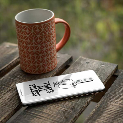 Looney Tunes Porky Thats All Folks Grid OnePlus 7 Pro Skin