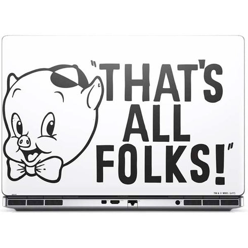 Looney Tunes Porky Thats All Folks Grid Dell Precision Skin