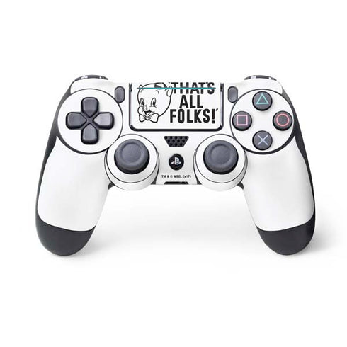 Looney Tunes Porky Thats All Folks Grid PS4 Pro/Slim Controller Skin
