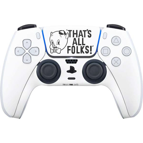 Looney Tunes Porky Thats All Folks Grid PlayStation PS5 Skins