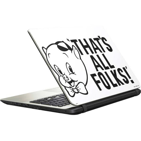 Looney Tunes Porky Thats All Folks Grid Satellite L50-B / S50-B Skin