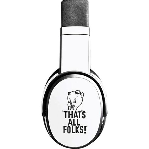 Looney Tunes Porky Thats All Folks Grid Skullcandy Crusher Wireless Skin