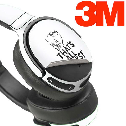Looney Tunes Porky Thats All Folks Grid Skullcandy Venue Skin