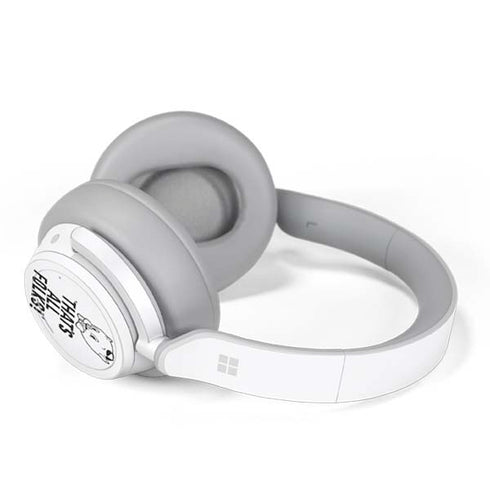 Looney Tunes Porky Thats All Folks Grid Surface Headphones Skin