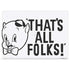 Looney Tunes Porky Thats All Folks Grid Surface Laptop 2 Skin