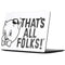 Looney Tunes Porky Thats All Folks Grid Surface Laptop 7 13.8in Skin