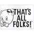 Looney Tunes Porky Thats All Folks Grid Surface Laptop 7 13.8in Skin
