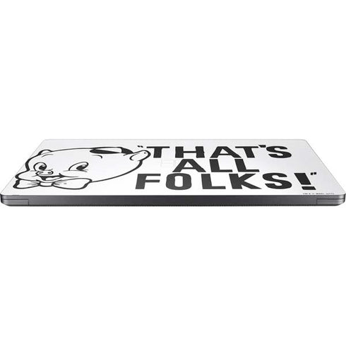 Looney Tunes Porky Thats All Folks Grid Surface Laptop 7 13.8in Skin