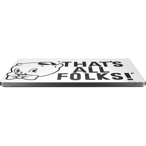 Looney Tunes Porky Thats All Folks Grid Surface Laptop 7 15in Skin