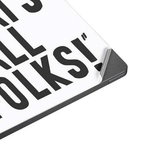 Looney Tunes Porky Thats All Folks Grid Surface Laptop 7 15in Skin