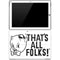 Looney Tunes Porky Thats All Folks Grid Surface Pro 3 Skin