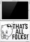 Looney Tunes Porky Thats All Folks Grid Surface Pro (2017) Skin
