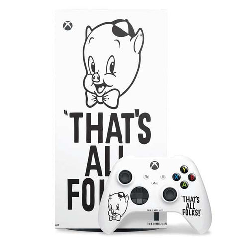Looney Tunes Porky Thats All Folks Grid Xbox Series X Skins