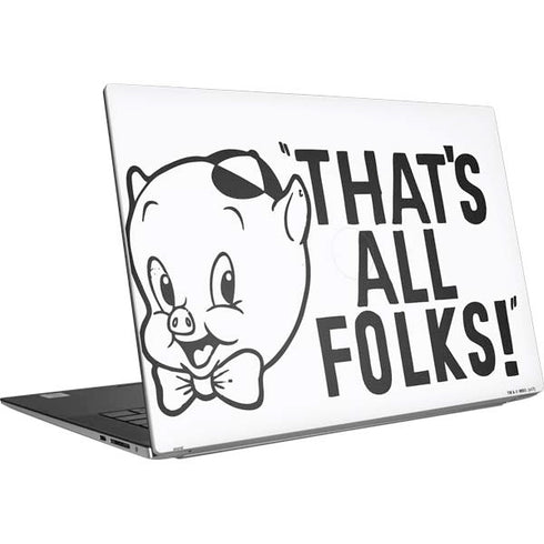 Looney Tunes Porky Thats All Folks Grid Dell XPS Skin