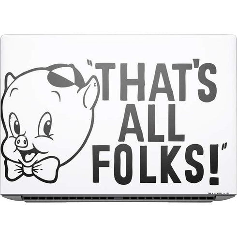 Looney Tunes Porky Thats All Folks Grid HP ZBook Fury 16 G10 Skin